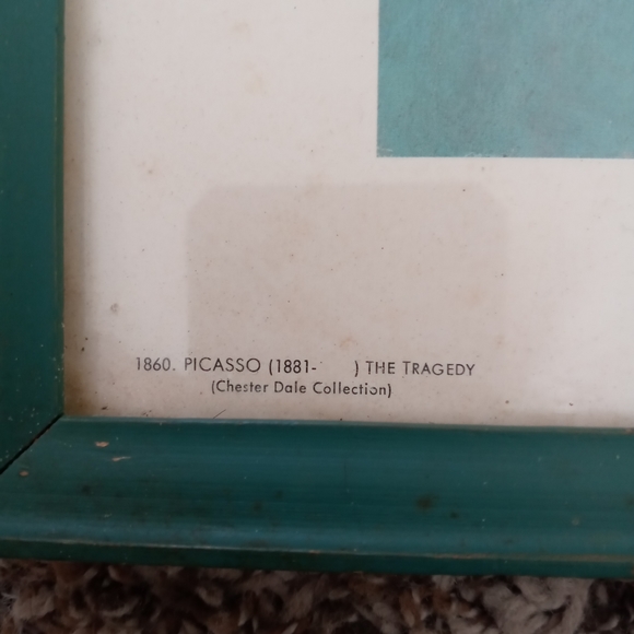 Picasso Original Print of "The Tragedy" - Picture 2 of 5